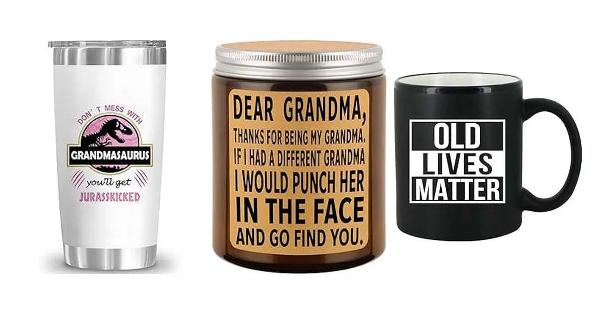 Image that represents the product page Funny Gifts For Grandma inside the category celebrations.