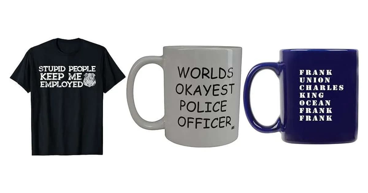 Image that represents the product page Funny Gifts For Police Officers inside the category professions.