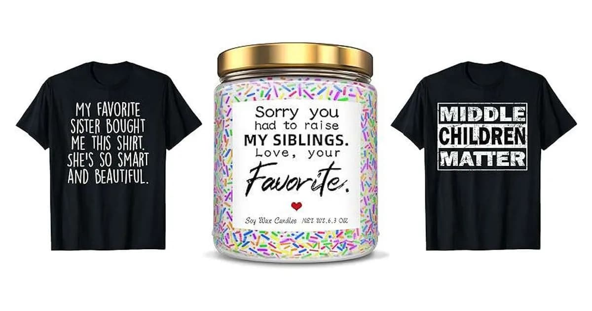Image that represents the product page Funny Gifts For Siblings inside the category family.