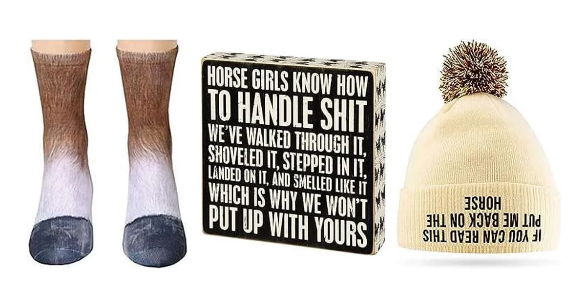Image that represents the product page Funny Horse Gifts inside the category animals.