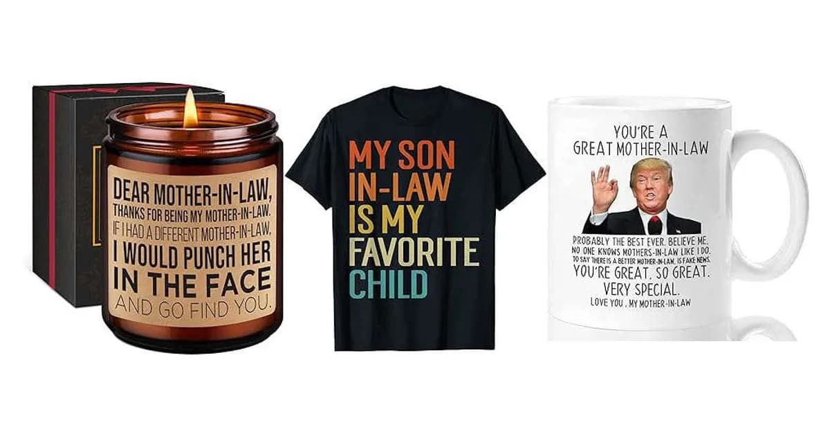 Image that represents the product page Funny Mother In Law Gifts inside the category family.