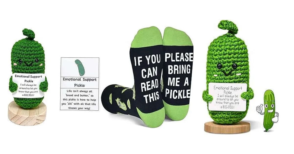 Image that represents the product page Funny Pickle Gifts inside the category hobbies.