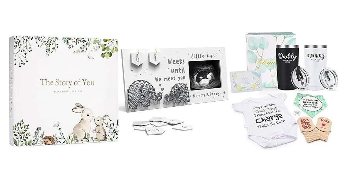 Image that represents the product page Gender Reveal Gifts For Parents inside the category babies.