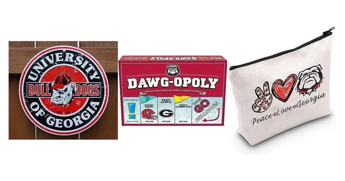Image that represents the product page Georgia Bulldogs Gifts inside the category accessories.