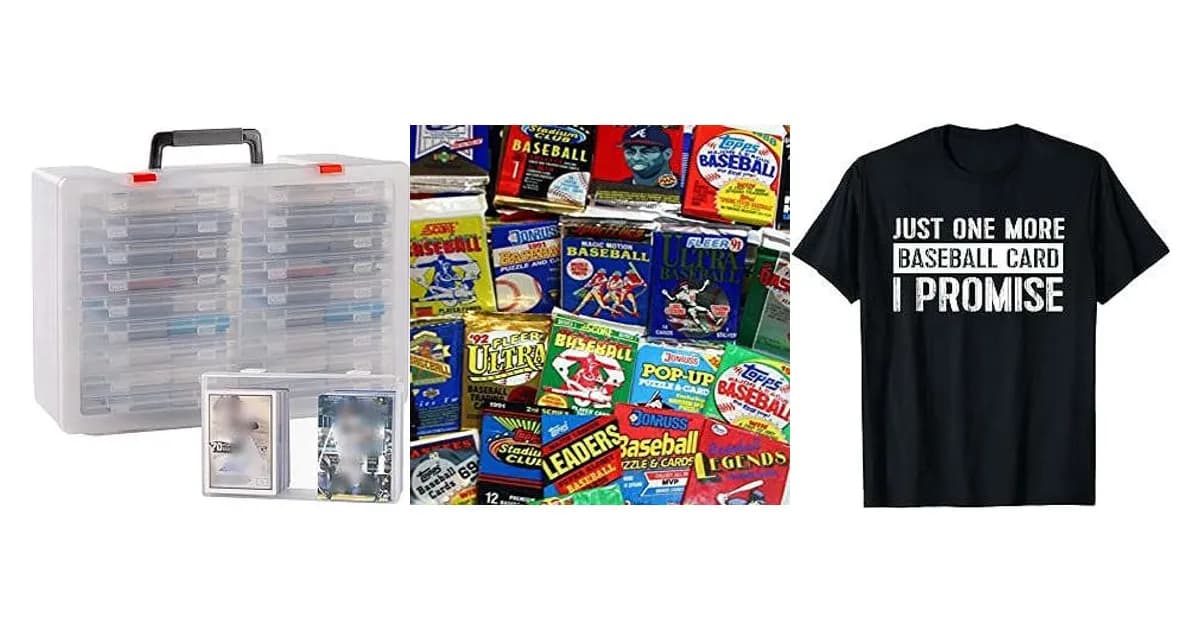 Image that represents the product page Gifts For Baseball Card Collectors inside the category hobbies.