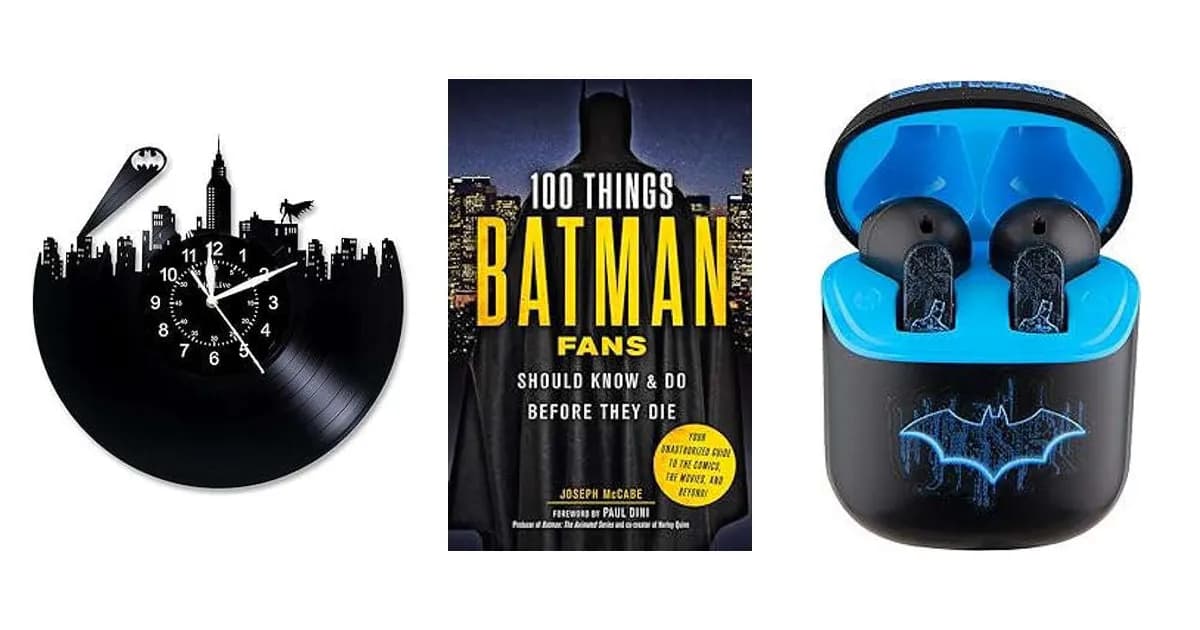 Image that represents the product page Gifts For Batman Fans inside the category entertainment.