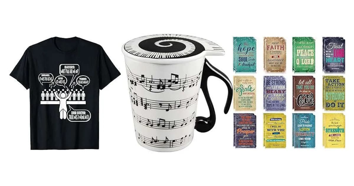 Image that represents the product page Gifts For Choir Members inside the category music.