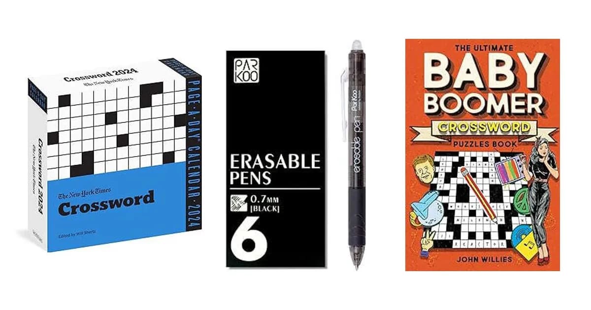 Image that represents the product page Gifts For Crossword Lovers inside the category hobbies.