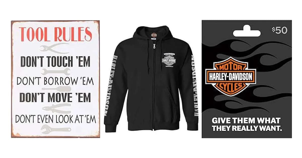 Image that represents the product page Gifts For Harley Davidson Lovers inside the category hobbies.