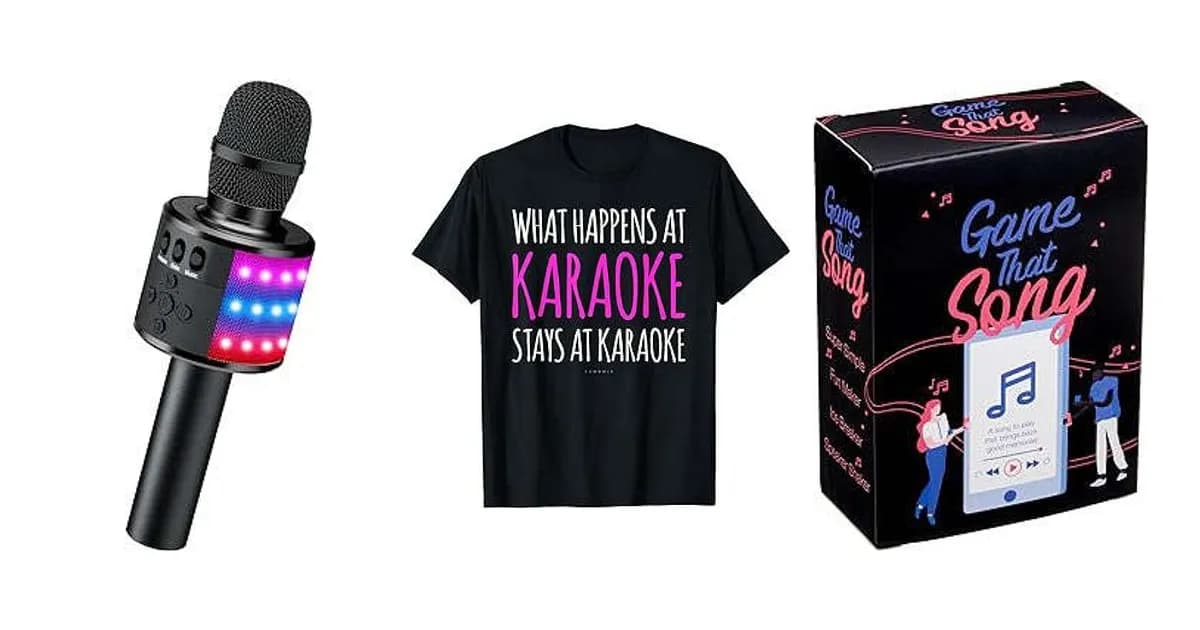 Image that represents the product page Gifts For Karaoke Lovers inside the category music.