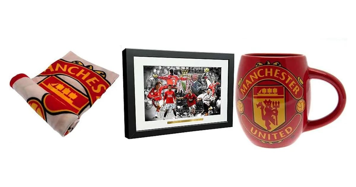 Image that represents the product page Gifts For Manchester United Fans inside the category celebrations.