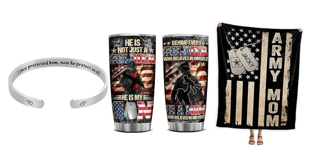Image that represents the product page Gifts For Military Moms inside the category celebrations.