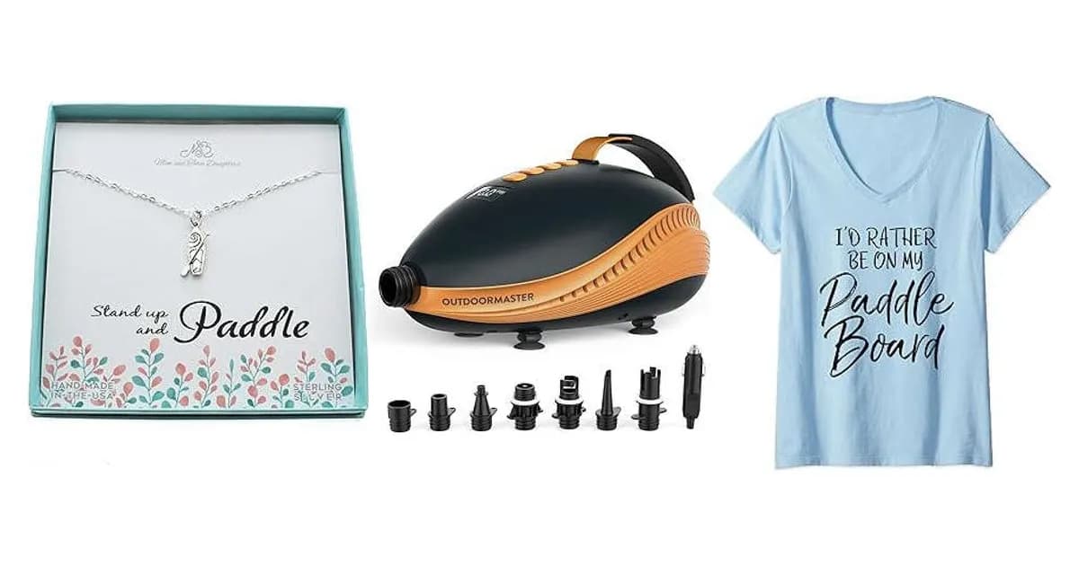 Image that represents the product page Gifts For Paddleboarders inside the category hobbies.