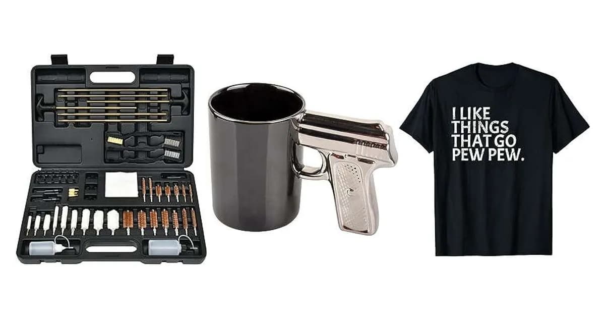 Image that represents the product page Gifts For People Who Like Guns inside the category hobbies.