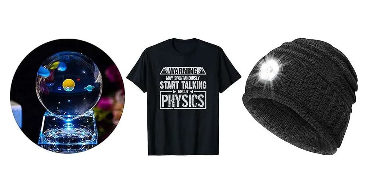 Image that represents the product page Gifts For Physics Lovers inside the category hobbies.