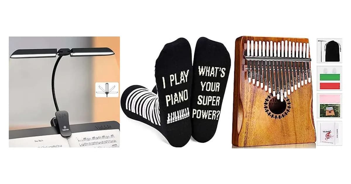 Image that represents the product page Gifts For Piano Players inside the category music.