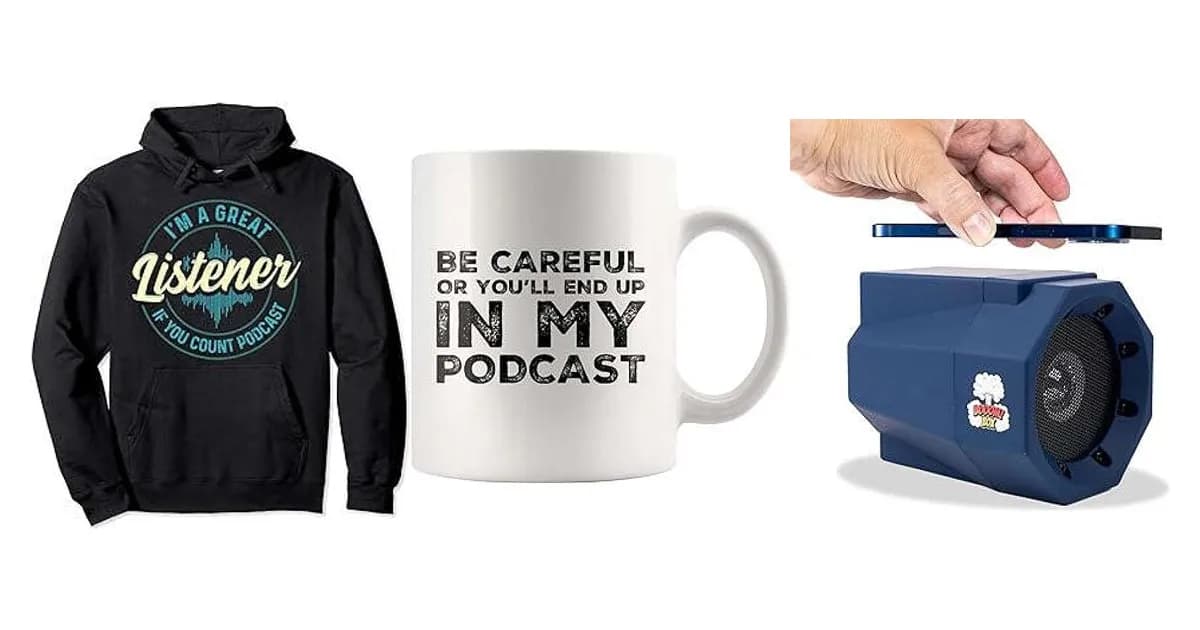 Image that represents the product page Gifts For Podcast Listeners inside the category entertainment.