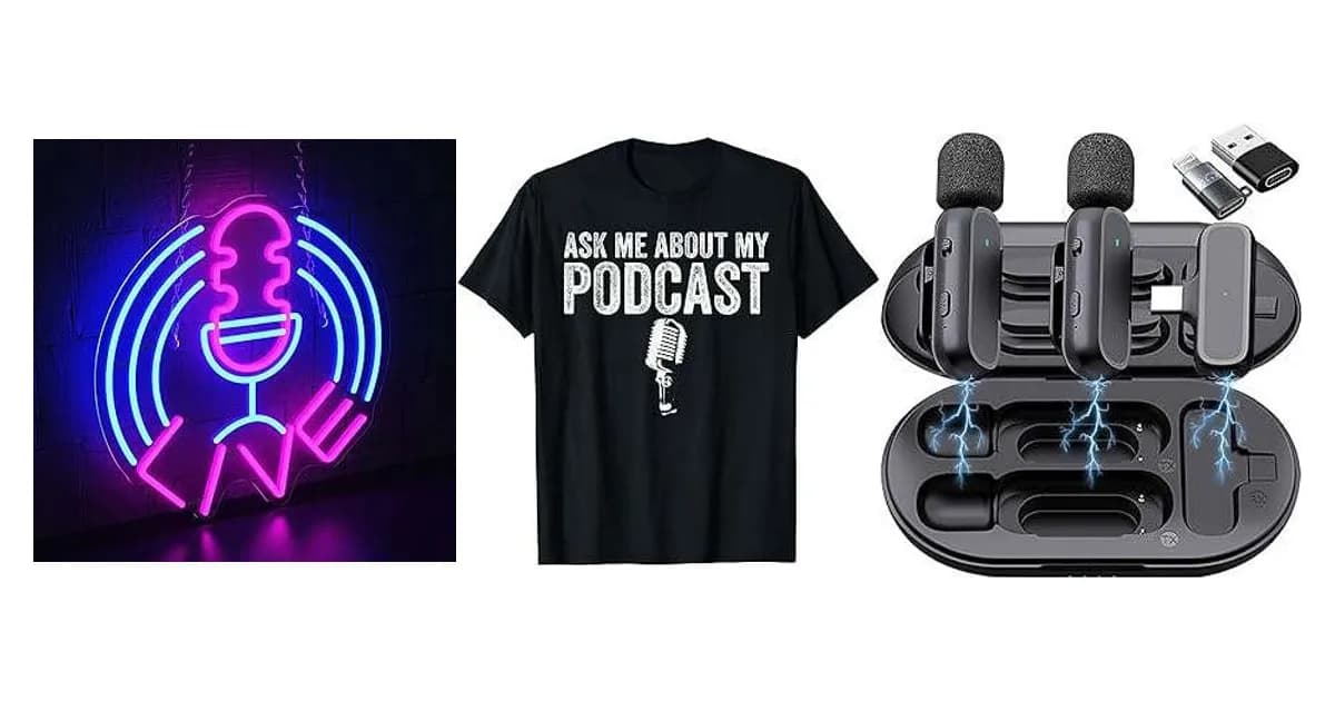Image that represents the product page Gifts For Podcasters inside the category technology.