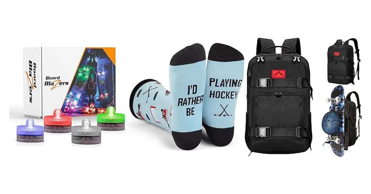 Image that represents the product page Gifts For Skateboarders inside the category hobbies.
