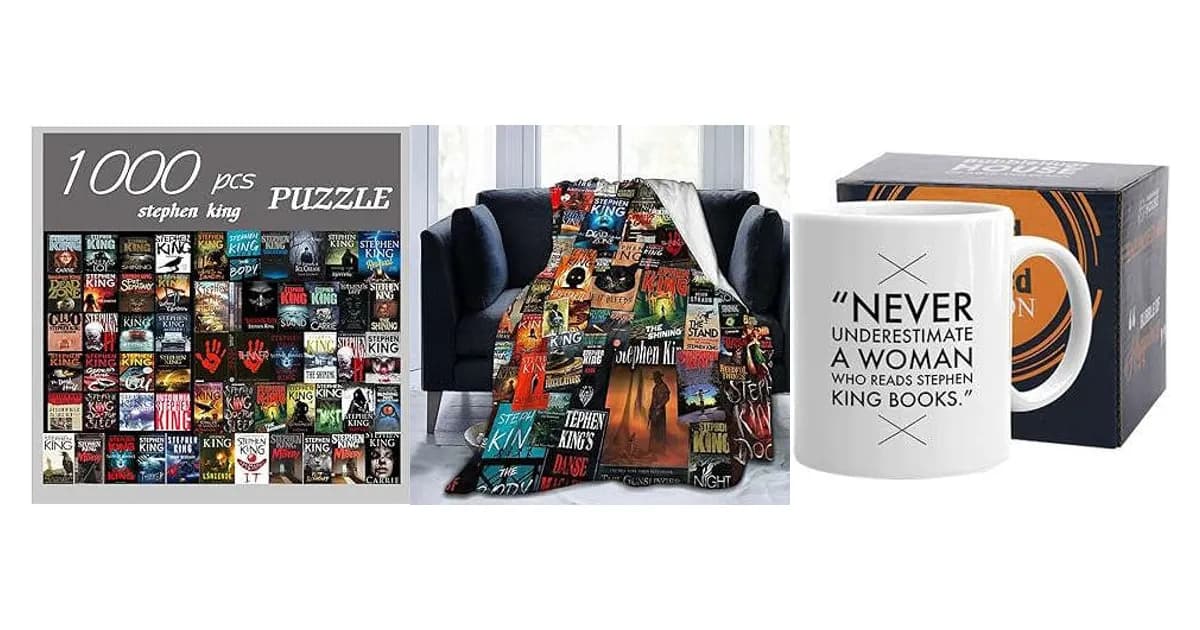 Image that represents the product page Gifts For Stephen King Fans inside the category entertainment.