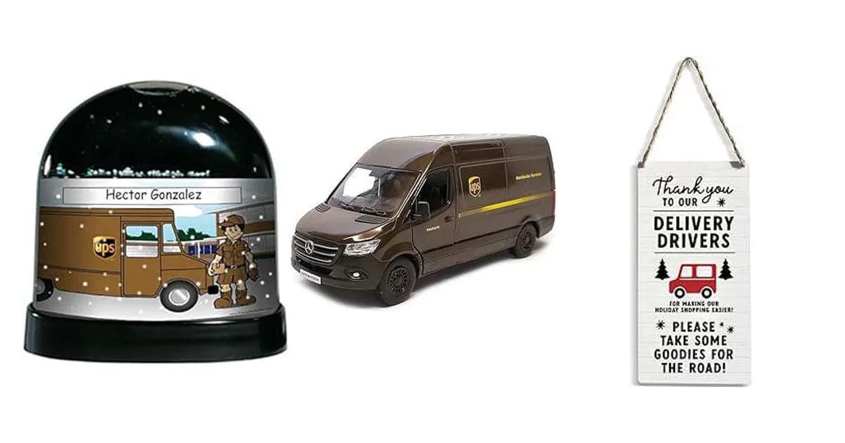 Image that represents the product page Gifts For Ups Drivers inside the category thanks.