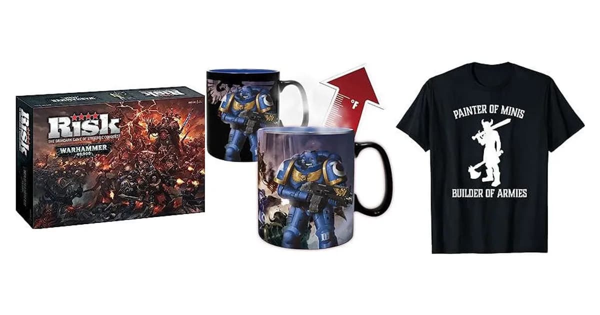 Image that represents the product page Gifts For Warhammer Fans inside the category hobbies.
