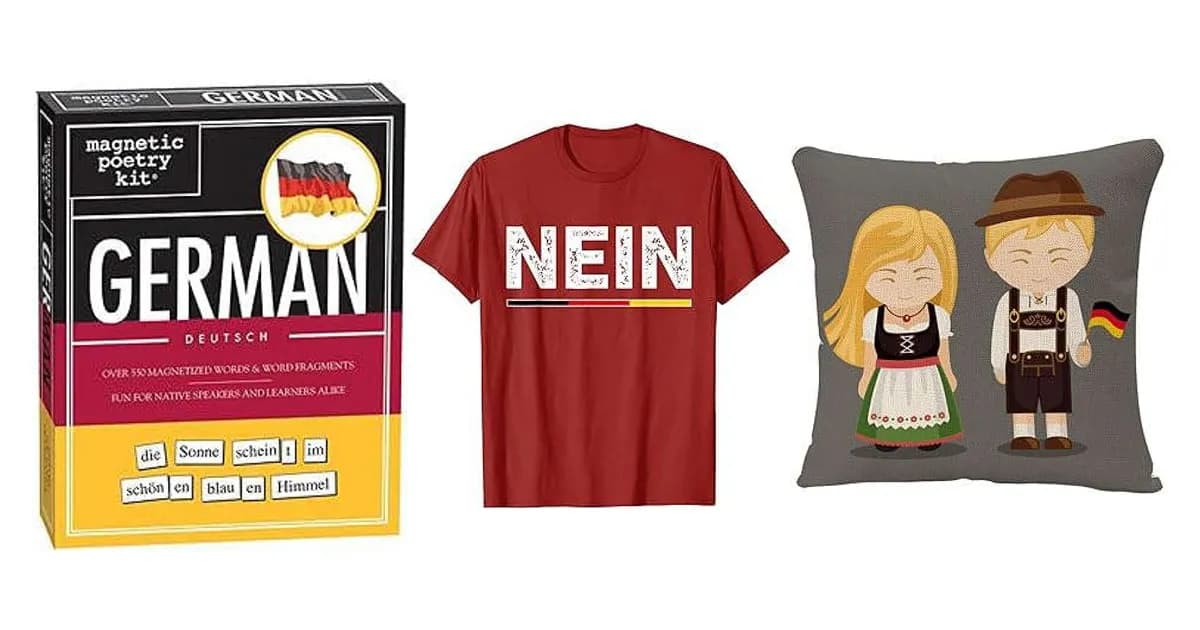 Image that represents the product page Gifts In German inside the category celebrations.