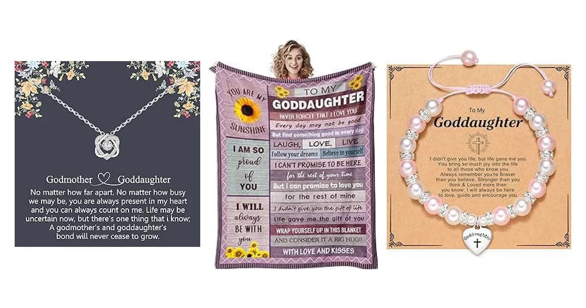 Image that represents the product page Godmother Goddaughter Gifts inside the category celebrations.