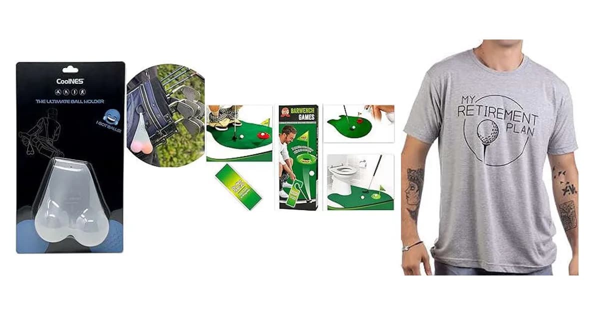 Image that represents the product page Golf Gag Gifts inside the category hobbies.