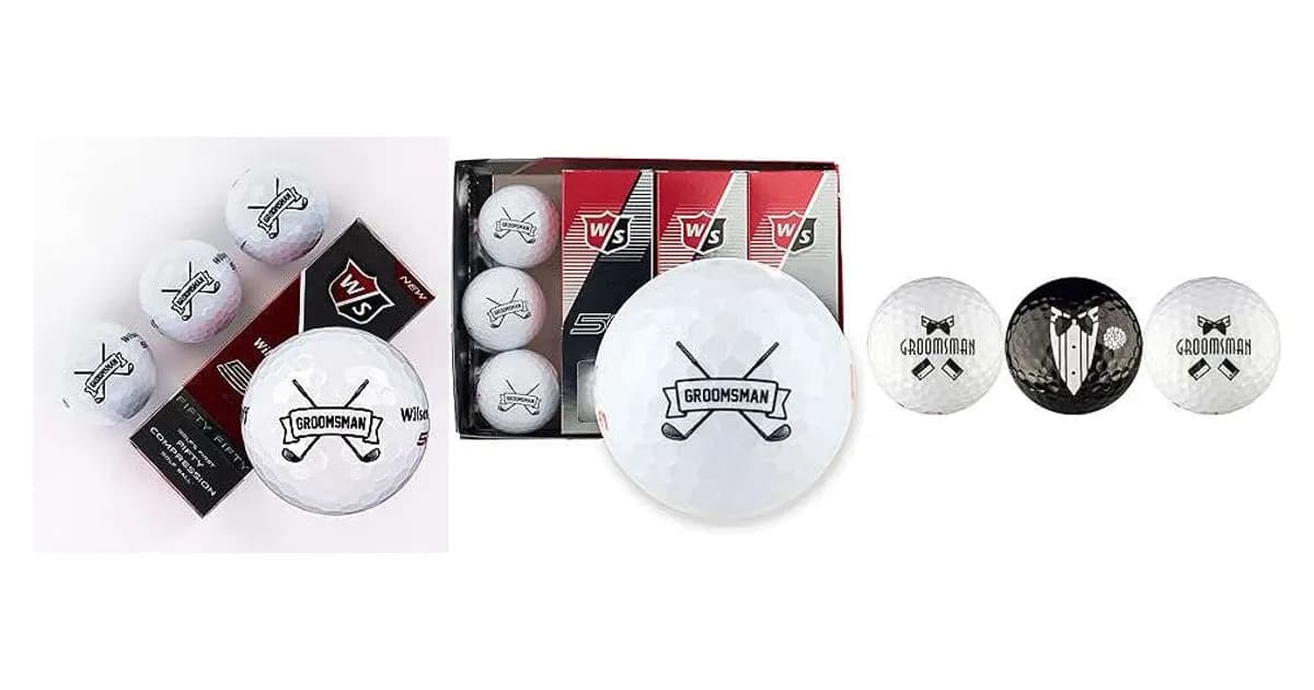 Image that represents the product page Golf Gifts For Groomsmen inside the category occasions.