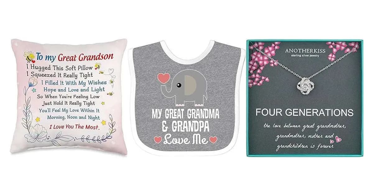 Image that represents the product page Great Grandson Gifts inside the category family.