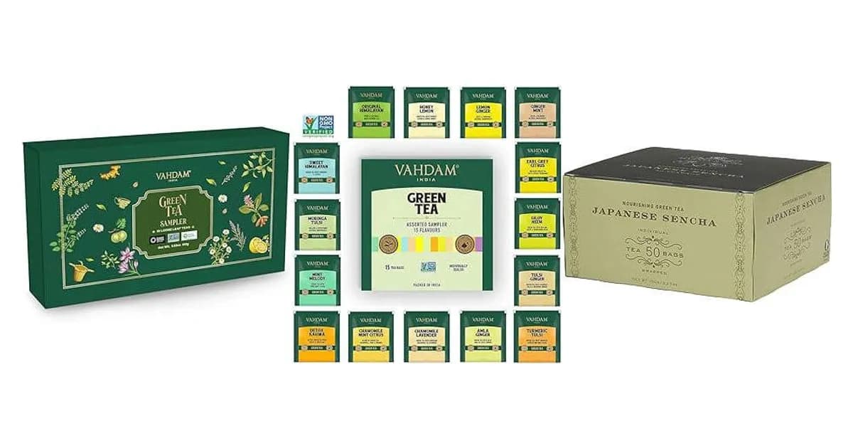 Image that represents the product page Green Tea Gifts inside the category wellbeing.