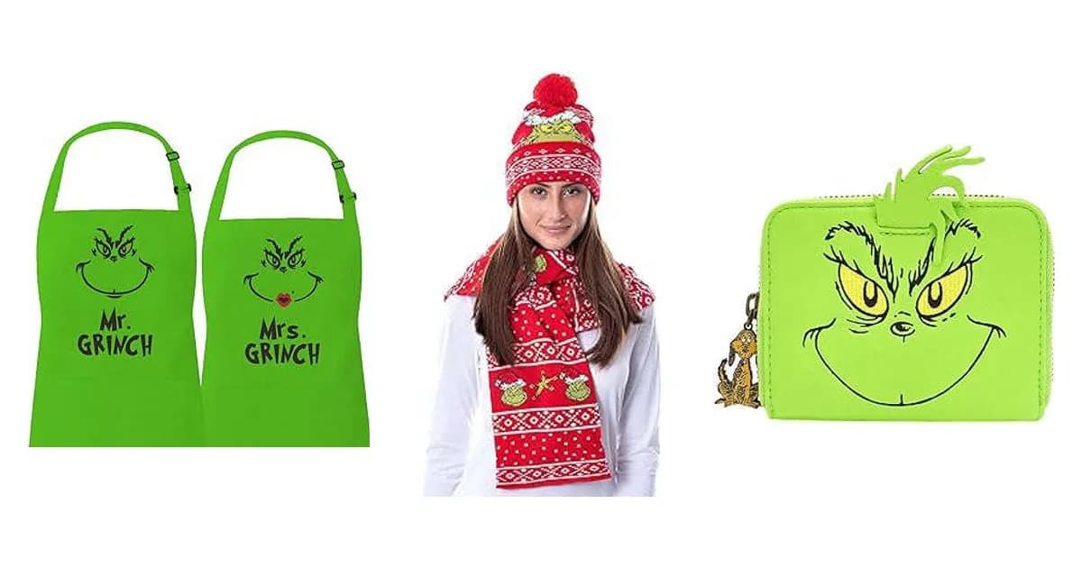 Image that represents the product page Grinch Gifts For Her inside the category celebrations.