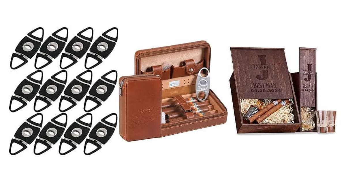 Image that represents the product page Groomsmen Cigar Gifts inside the category celebrations.