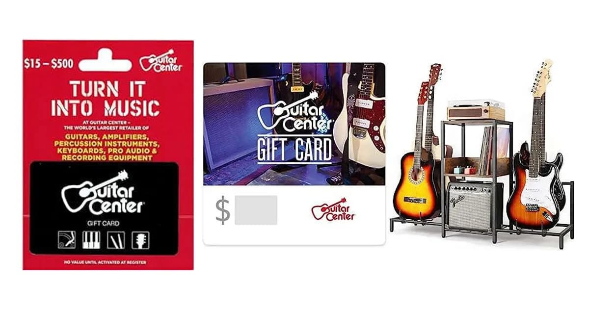 Image that represents the product page Guitar Center Gifts inside the category music.