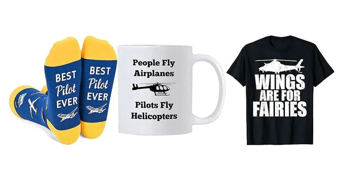 Image that represents the product page Helicopter Gifts For Pilot inside the category professions.