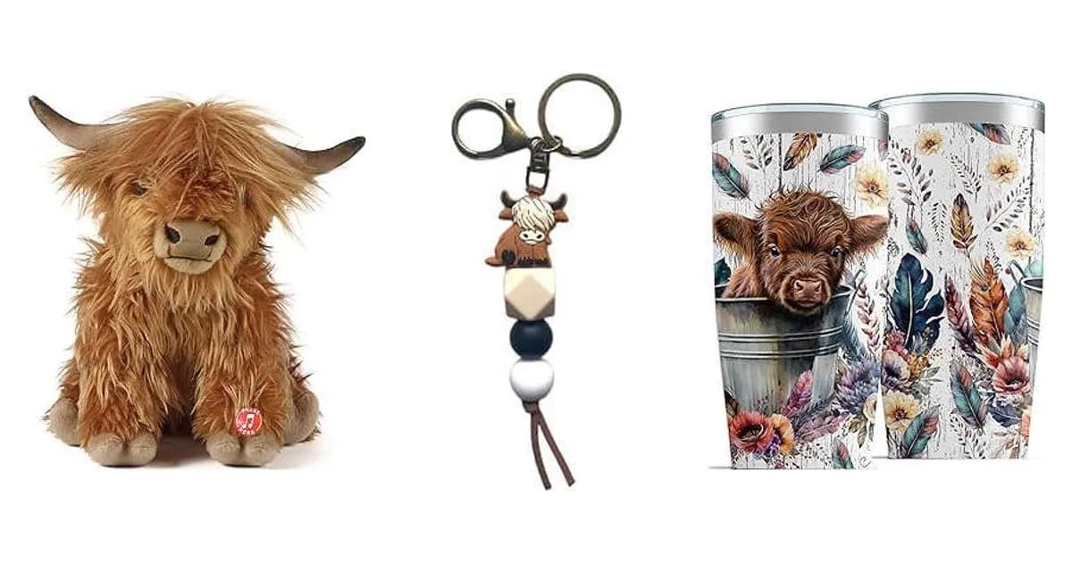 Image that represents the product page Highland Cow Gifts inside the category animals.
