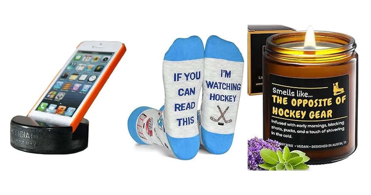 Image that represents the product page Hockey Lover Gifts inside the category hobbies.