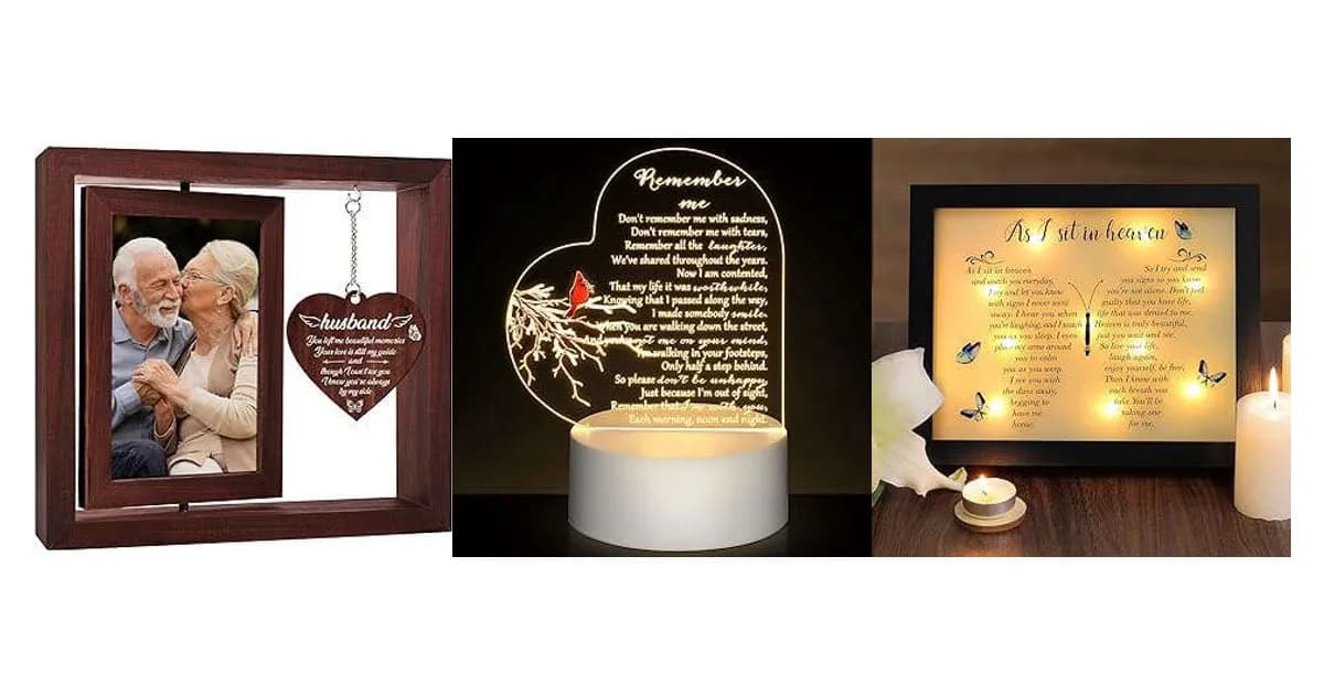Image that represents the product page Husband Memorial Gifts inside the category celebrations.