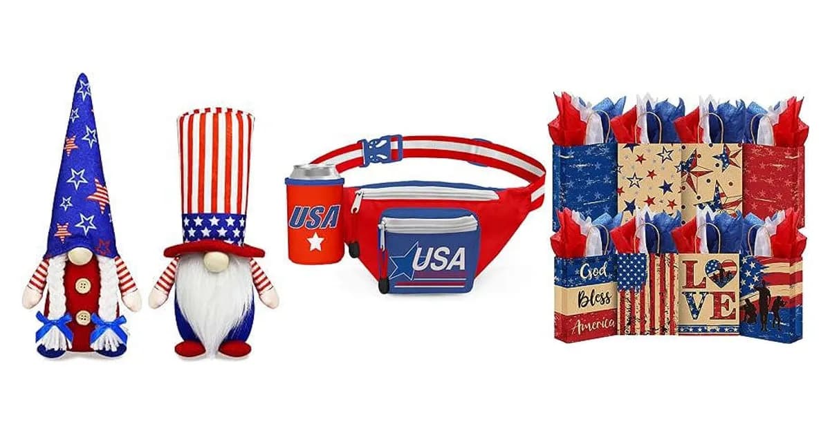Image that represents the product page July 4th Gifts inside the category festivities.