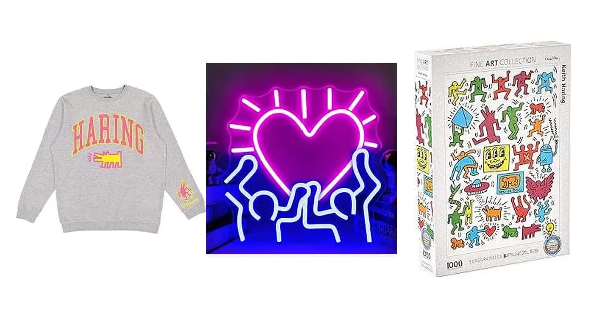 Image that represents the product page Keith Haring Gifts inside the category decoration.