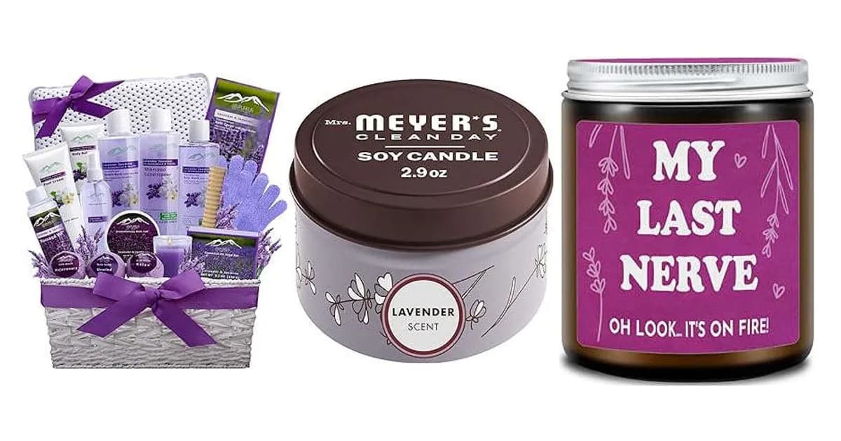 Image that represents the product page Lavender Gifts For Her inside the category beauty.