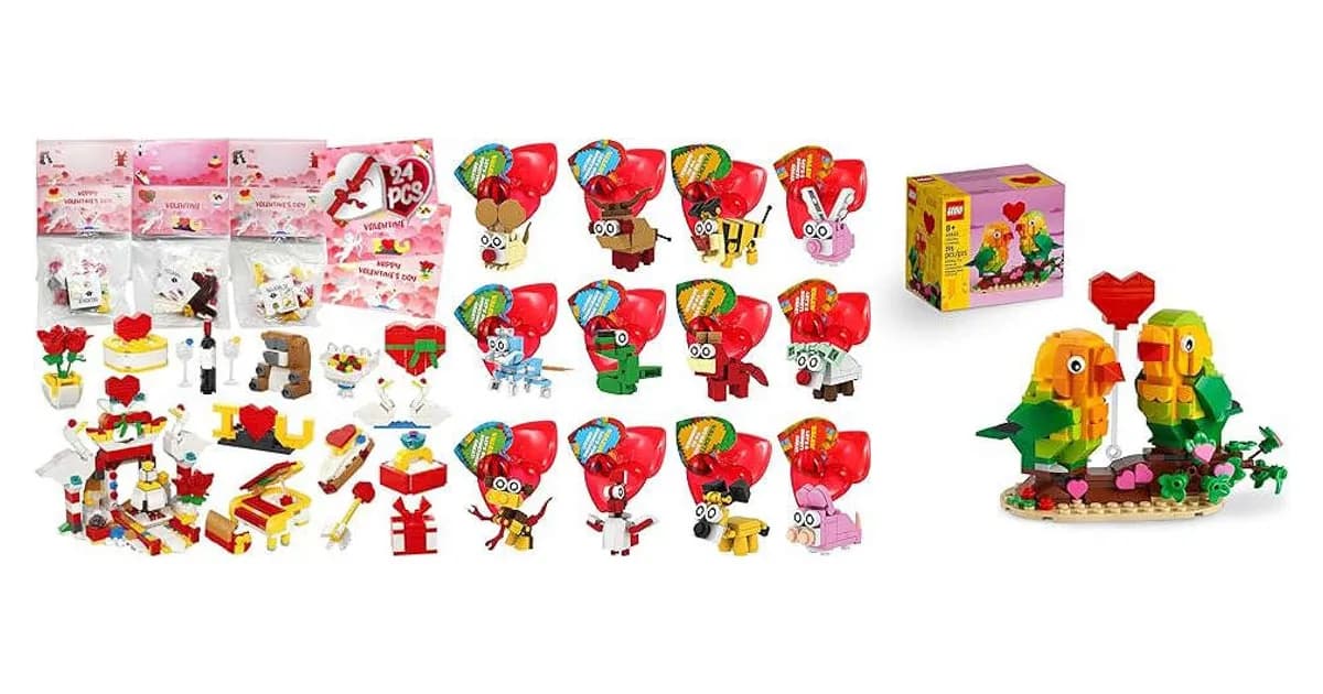 Image that represents the product page Lego Valentines Gifts inside the category festivities.