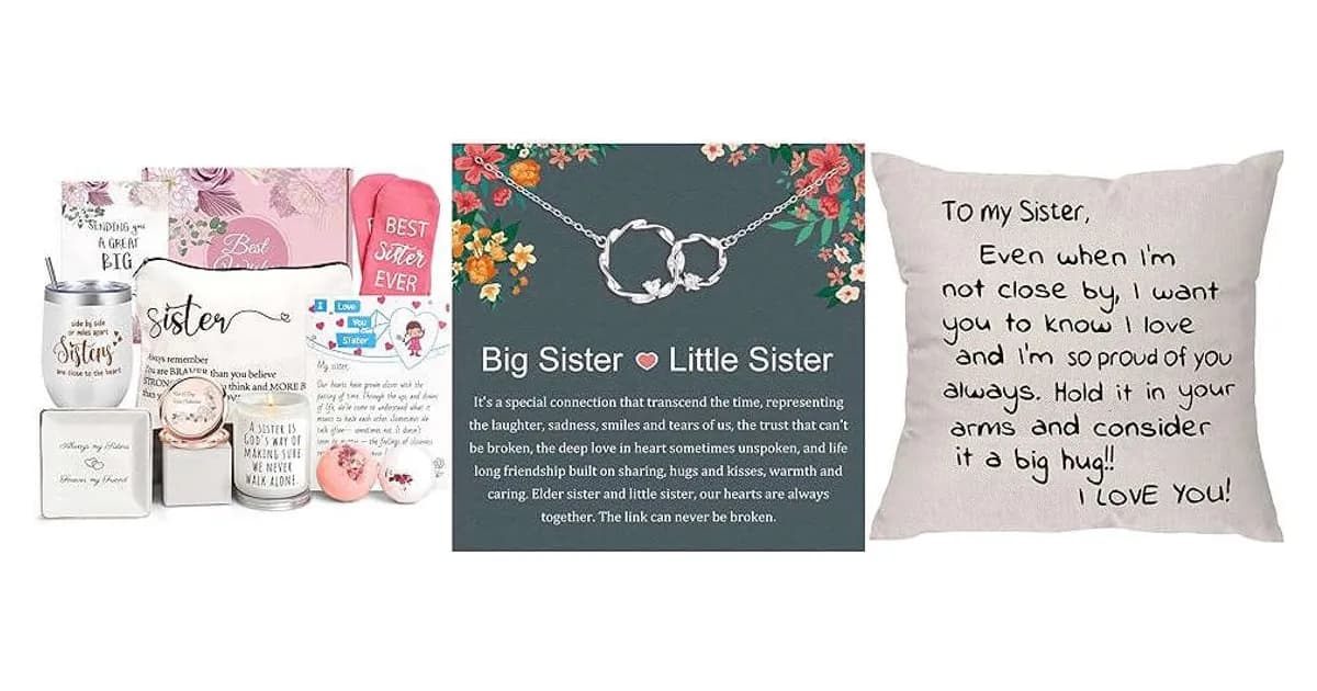 Image that represents the product page Little Sister Gifts From Big Sister inside the category family.