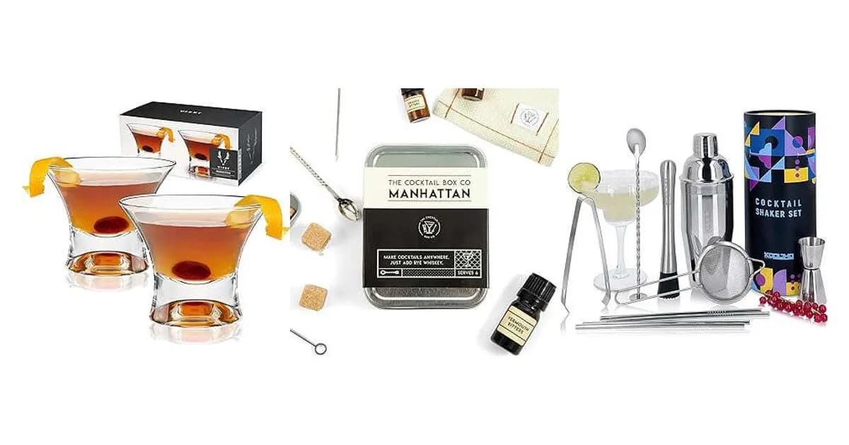 Image that represents the product page Manhattan Drink Gifts inside the category celebrations.