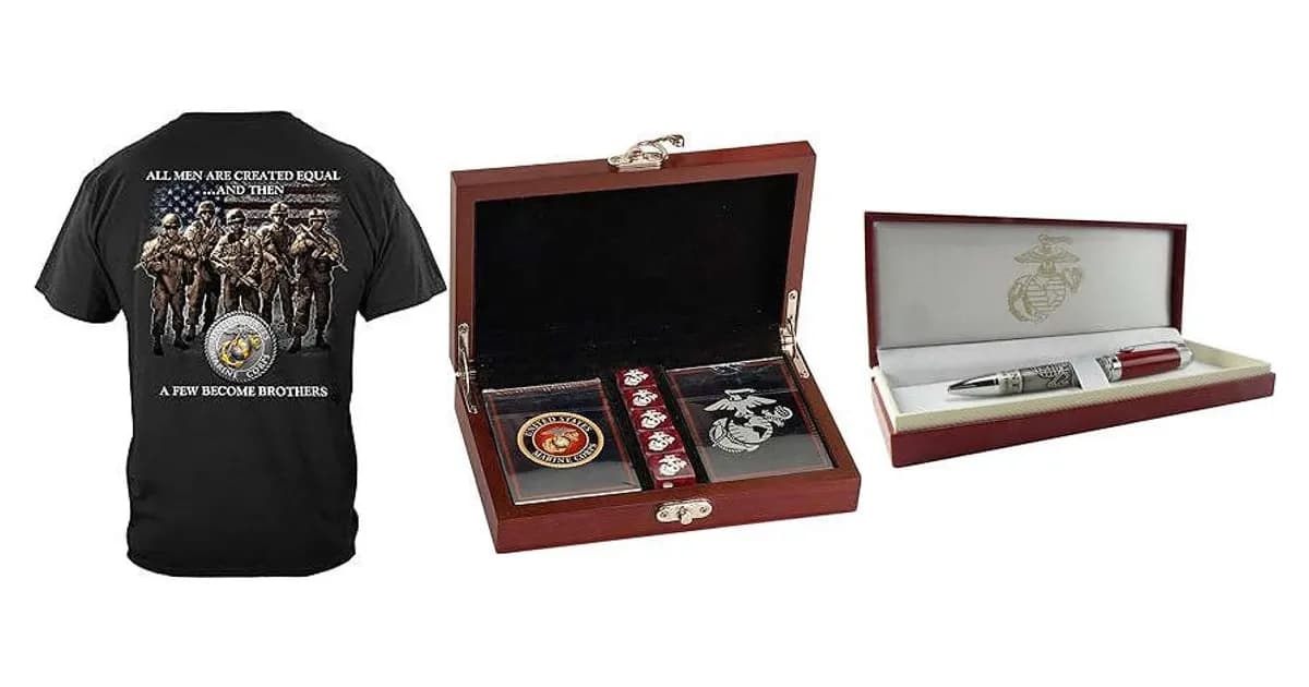 Image that represents the product page Marine Corps Birthday Gifts inside the category celebrations.