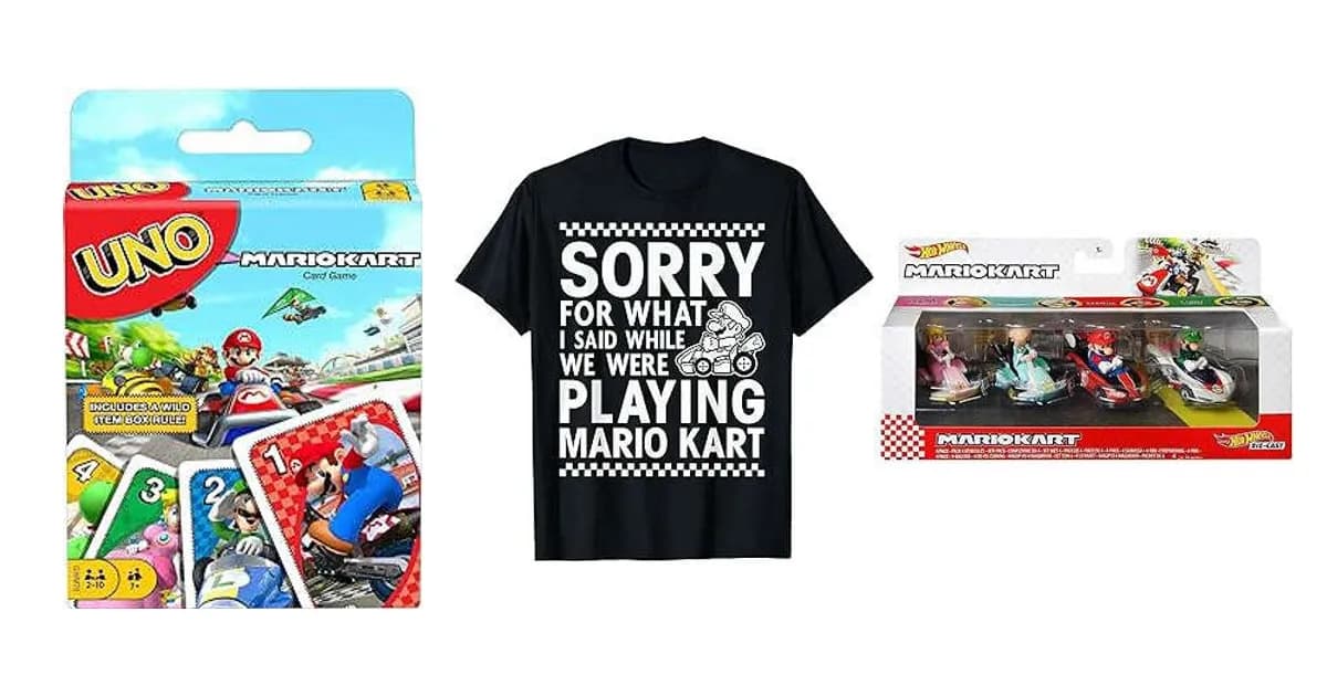 Image that represents the product page Mario Kart Gifts inside the category entertainment.