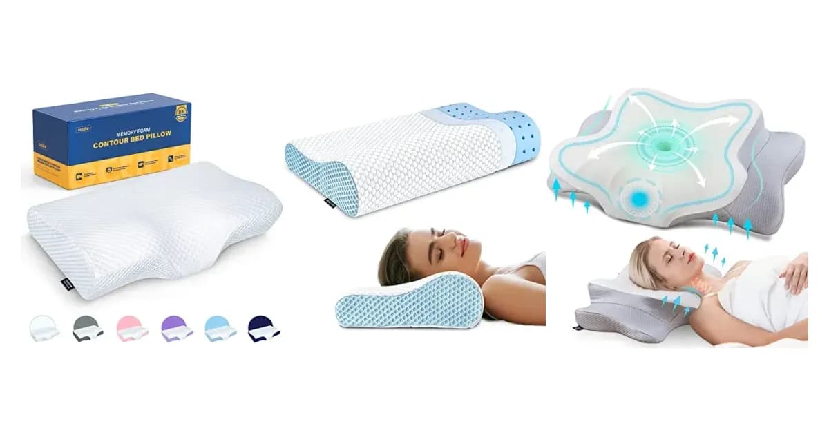 Image that represents the product page Best Cervical Pillows inside the category wellbeing.