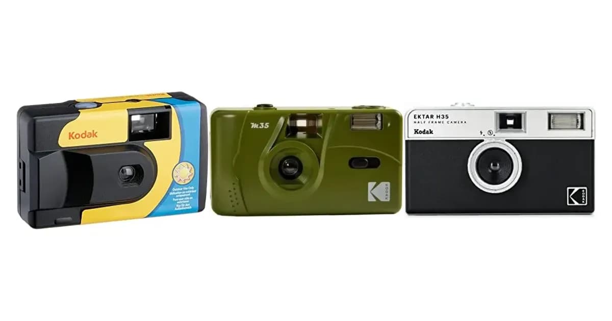 Image that represents the product page Best Analog Cameras inside the category electronics.