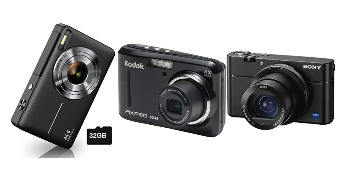 Image that represents the product page Best Compact Cameras inside the category electronics.